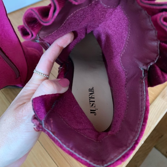 Justfab Heeled booties 4,5’’ plum - Picture 3 of 4